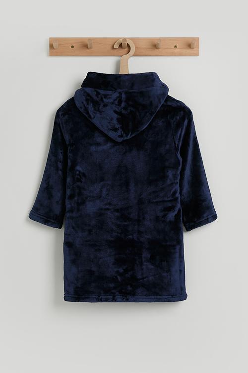 Plush night gown - dark navy