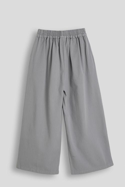 Gathered co-ord pants - granite
