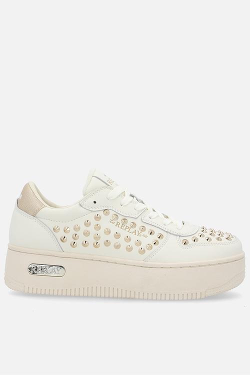 Epic High Studs - Off White/Plat