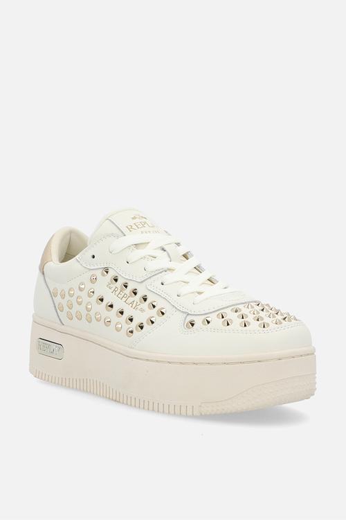 Epic High Studs - Off White/Plat
