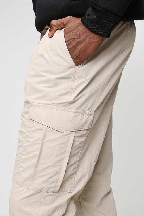 Taslan Cargo Cuff Pant - Stone