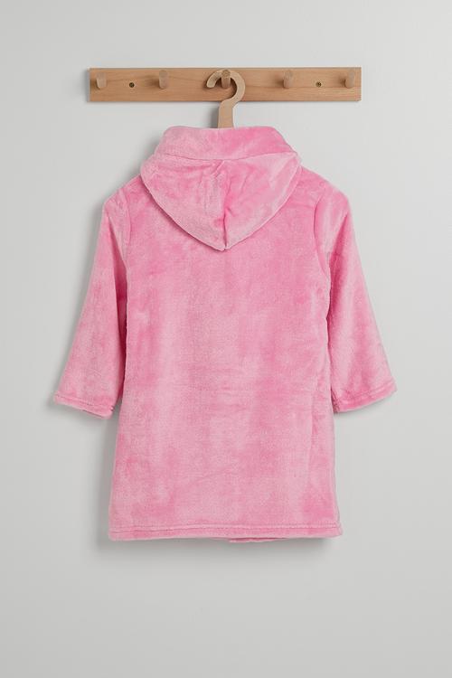 Plush night gown - medium pink