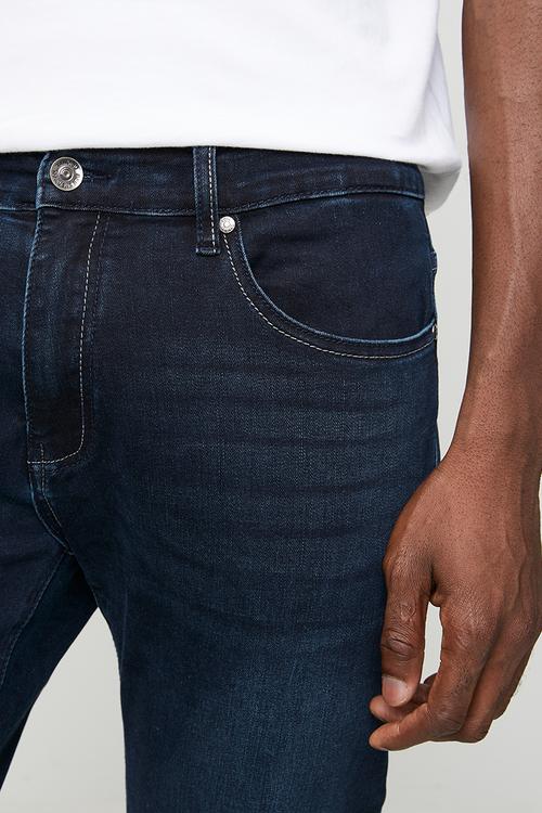 Straight Fit Classic Denim - Blue Black