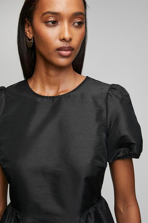 Ex text seam detail mini - black
