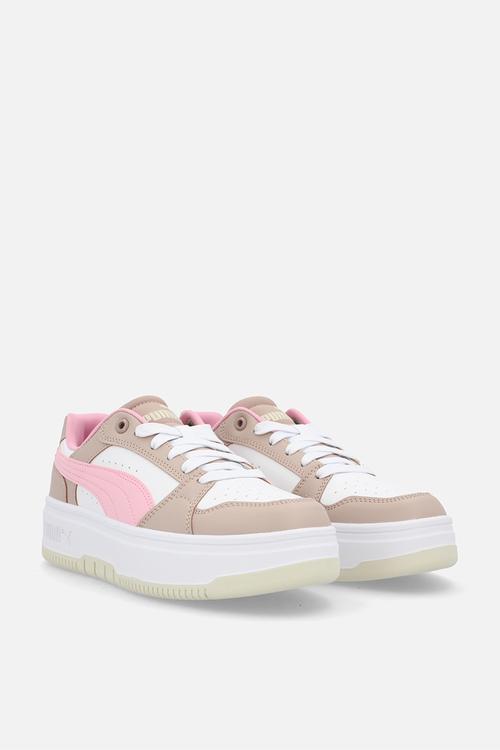 Rebound Femme Jr - Puma White-Pink Shimmer-Rose Latte