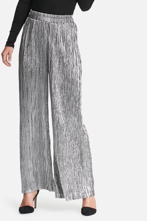 Amazing plissé loose pants