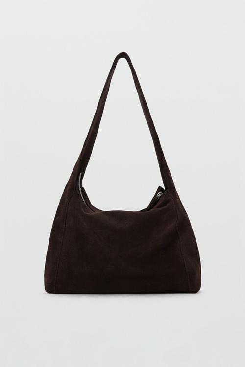 Piramide shoulder bag - dark brown
