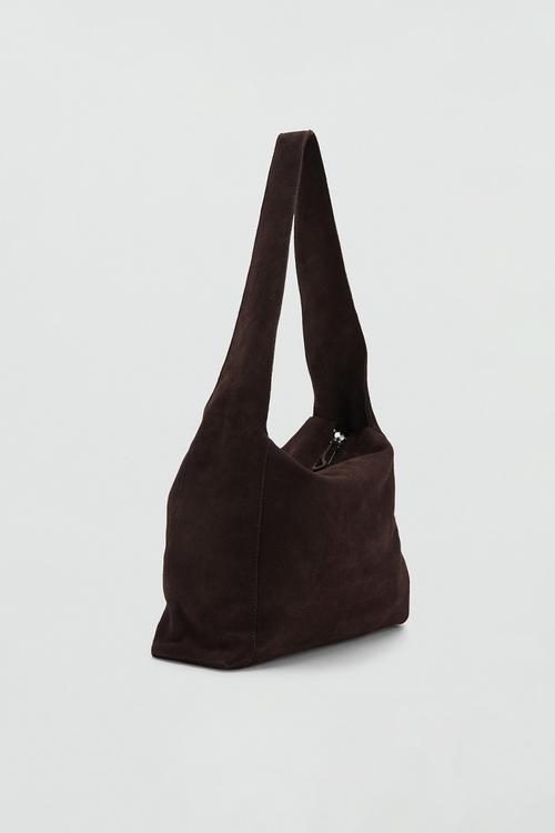 Piramide shoulder bag - dark brown