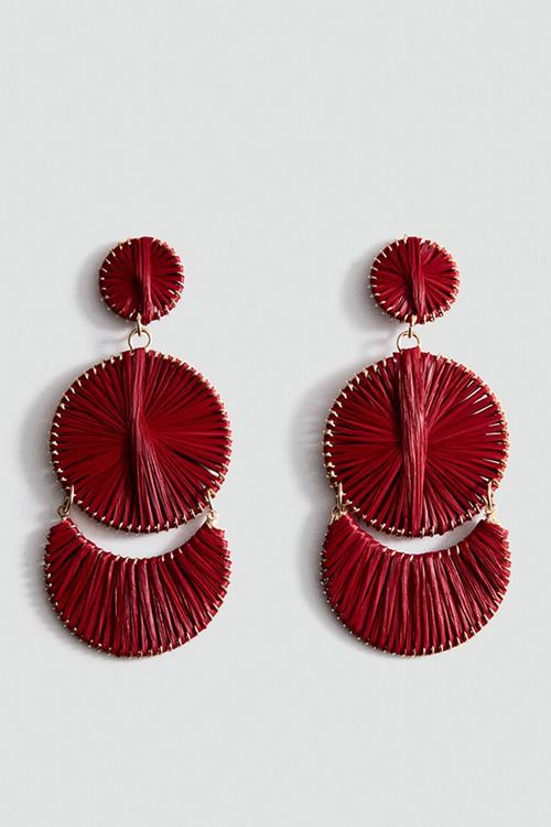 Magda Earrings - Red