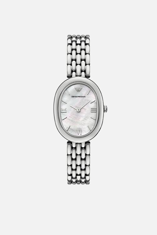 Stainless Steel Dress  Ar11706 Watch - Silver