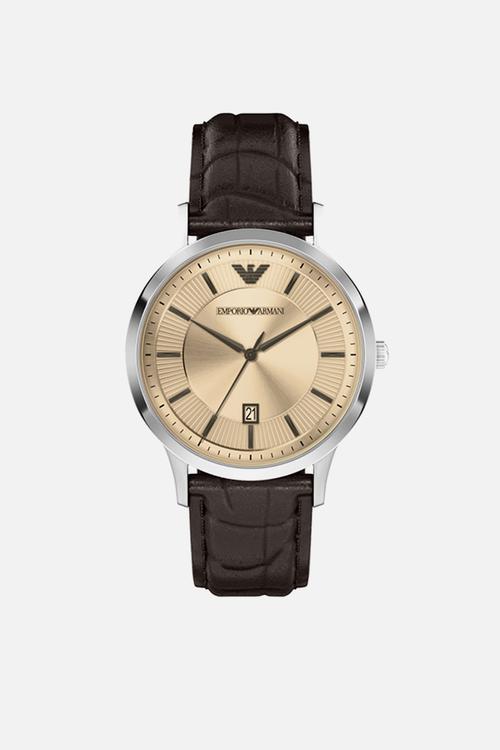 Pro-Planet Leather  Ar11783 Watch - Brown