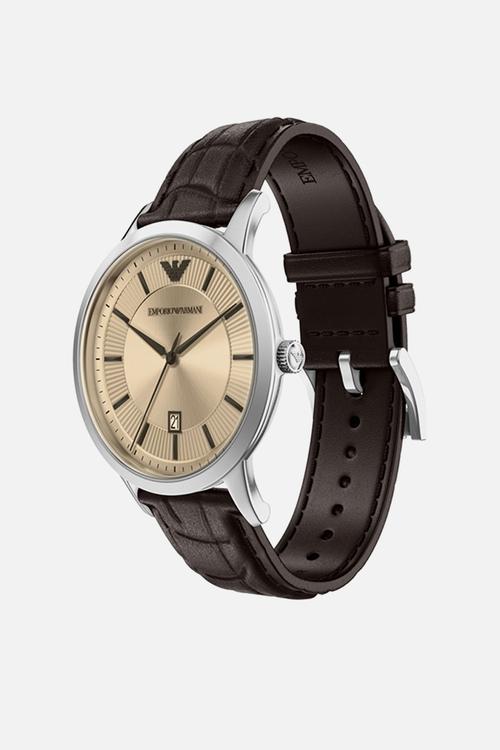Pro-Planet Leather  Ar11783 Watch - Brown