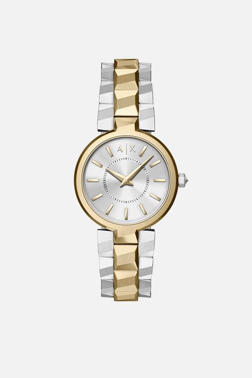 2-Tone Stainless Steel Watch  Ax4406 Watch - Silver/Gold