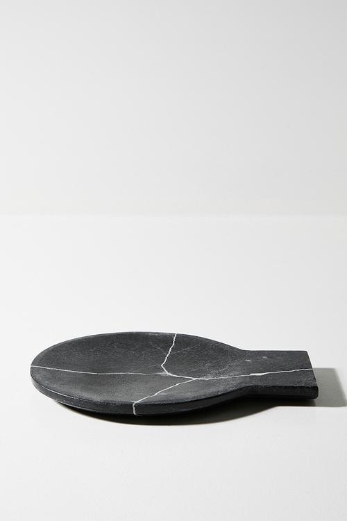 Marble Spoon Rest Black