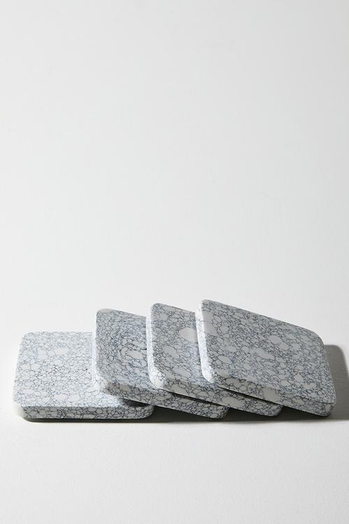 Squoval Coaster Set 4 - Grey 