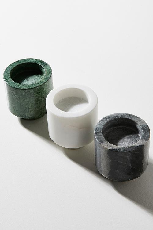 Stackable Marble Candle Holders - Multi