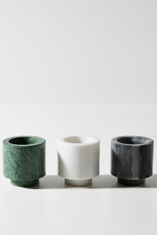 Stackable Marble Candle Holders - Multi