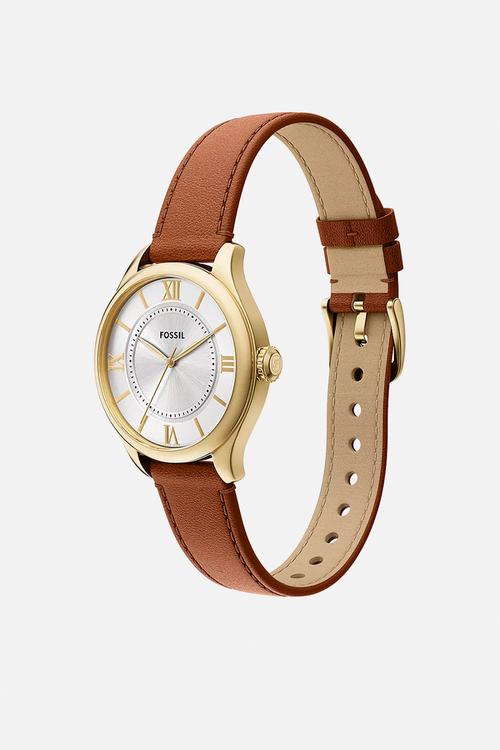 Classic Gilmore Leather  Es5423 Watch - Brown & Gold