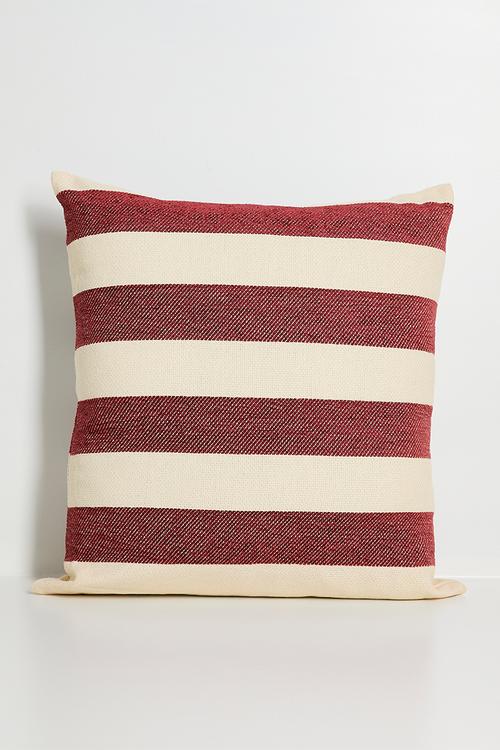 Chenille Stripe Scatter - Garnet