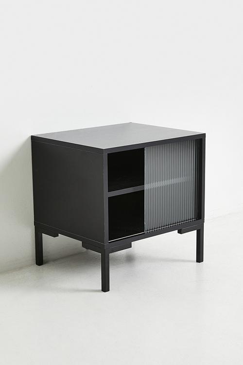 Titus Bedside Table - Black