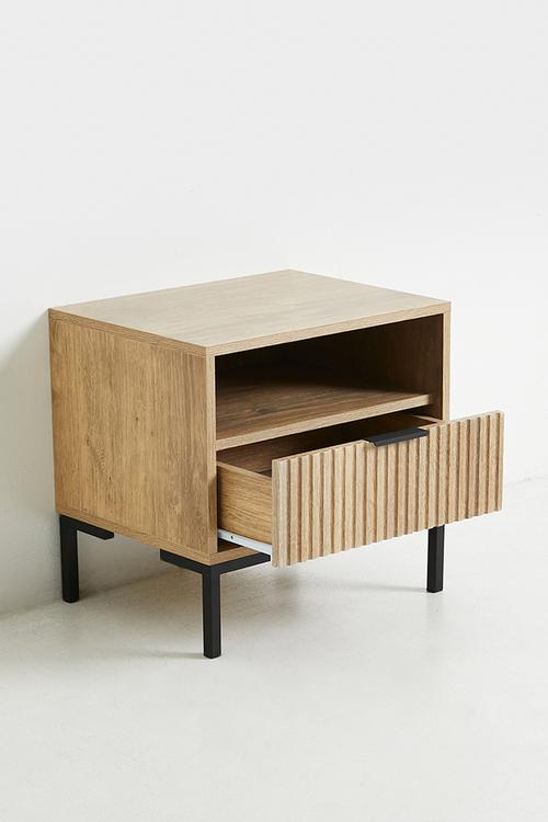 Carried Bedside Table- Natural