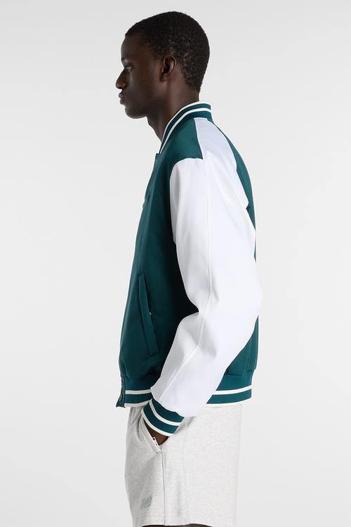 NB Athletics Varsity Jacket - Green/White