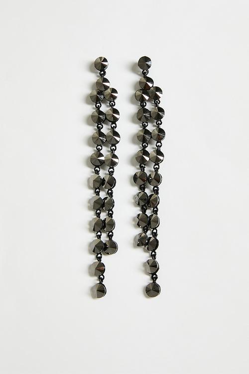 Statement Earrings - Black
