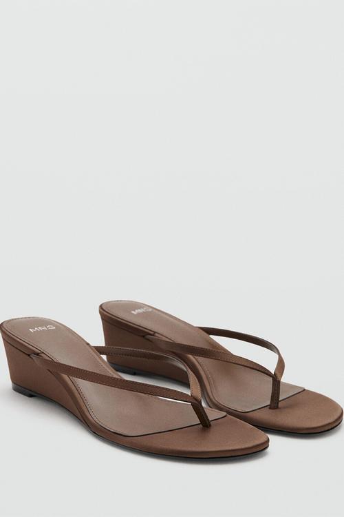 Bombay open toe mule - dark brown