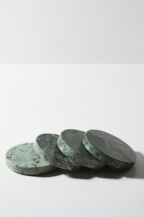 Round Coaster Set of 4 - Forest