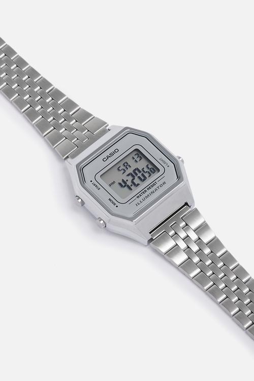 Retro digital watch - silver