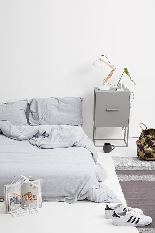 Jersey cotton duvet set