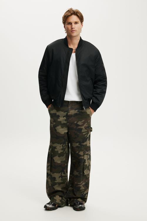 Classic Bomber Jacket - Black