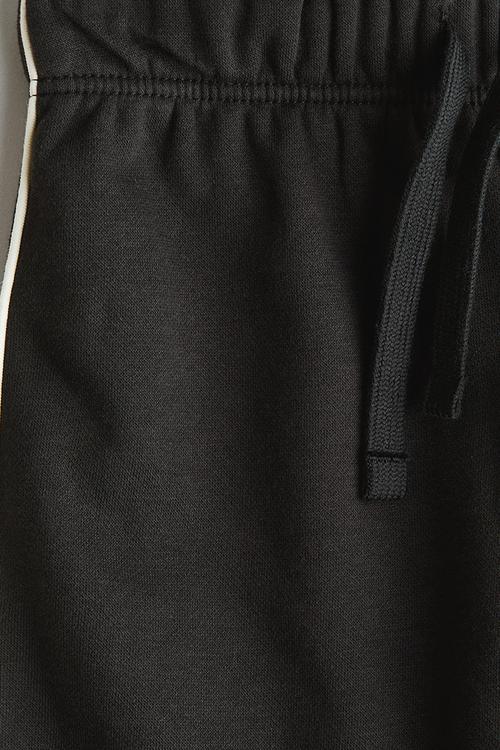 Printed joggers - black