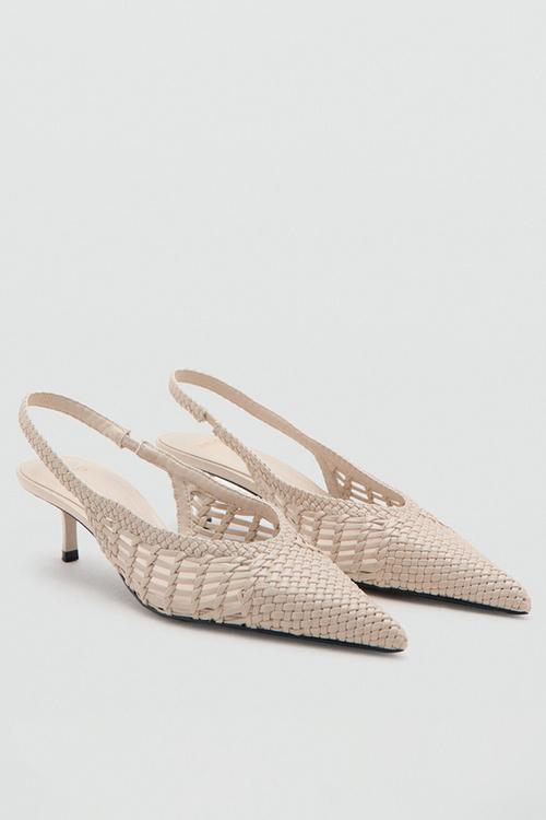 Mot closed toe slingback - light beige
