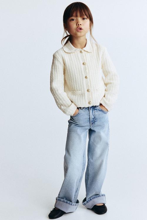 Superstretch wide leg jeans - light denim blue