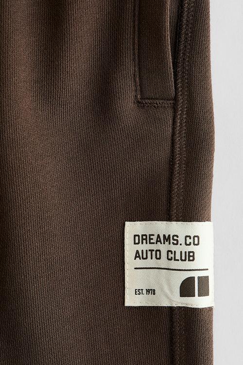 Cotton joggers - dark brown