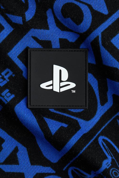 Printed hoodie - blue/playstation