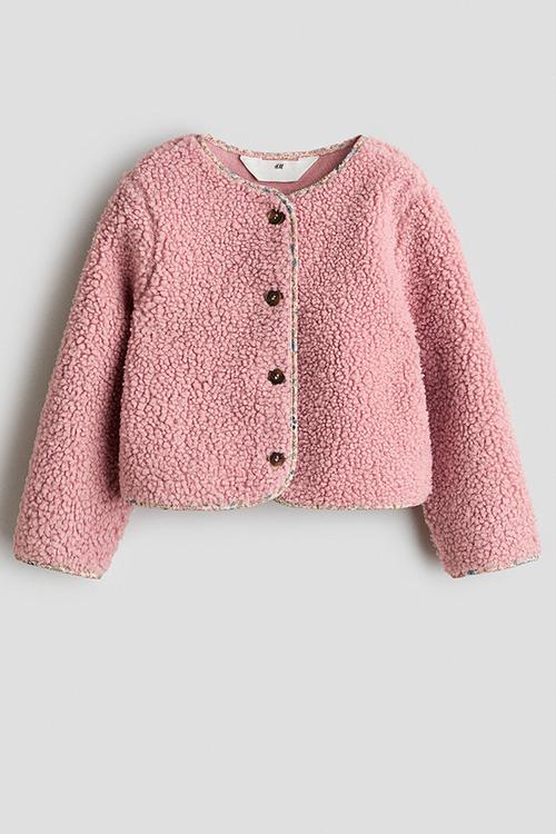 Teddy cardigan - pink