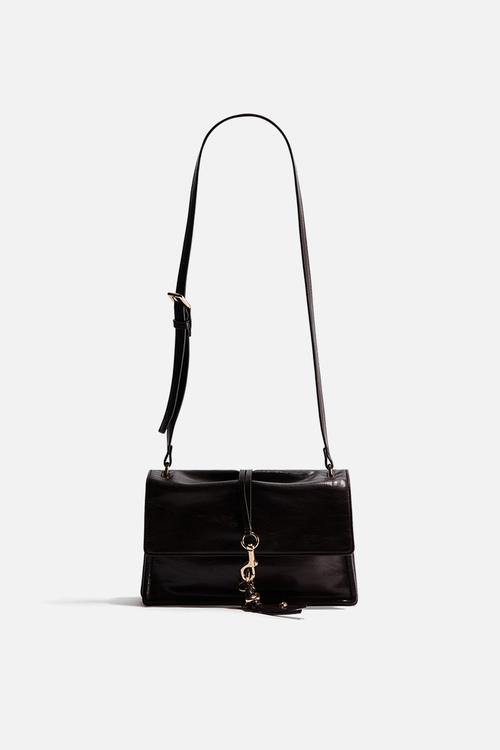 Crossbody bag - dark brown