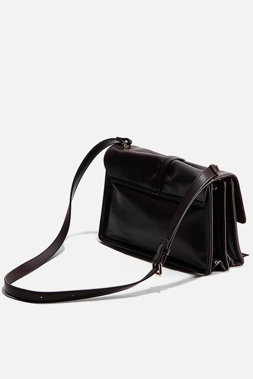 Crossbody bag - dark brown