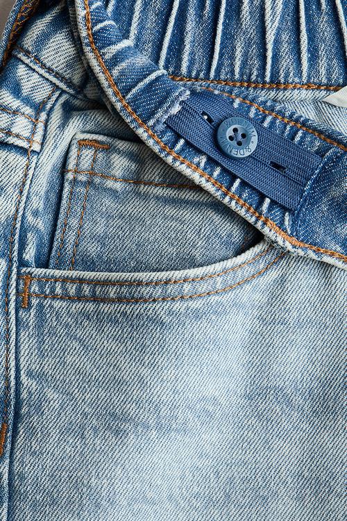 Relaxed fit denim shorts - light denim blue