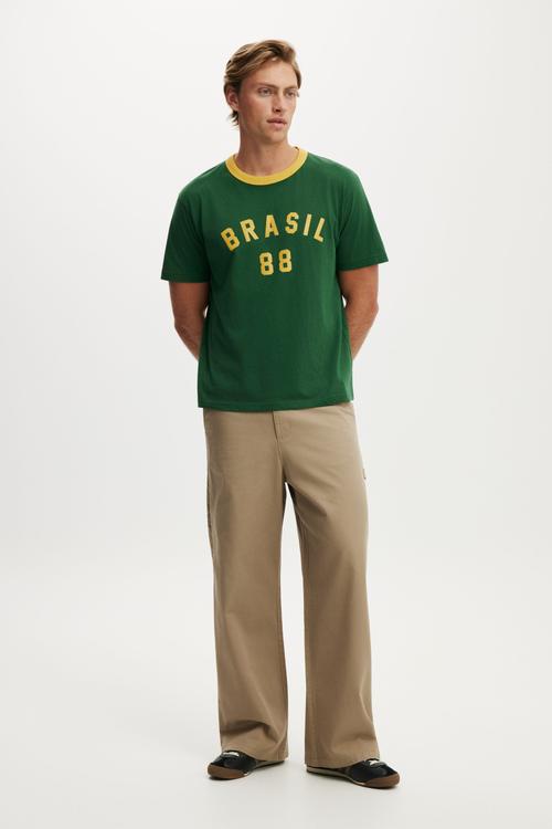 Everyday Fit Graphic T-Shirt - Racing Green / Brasil 88