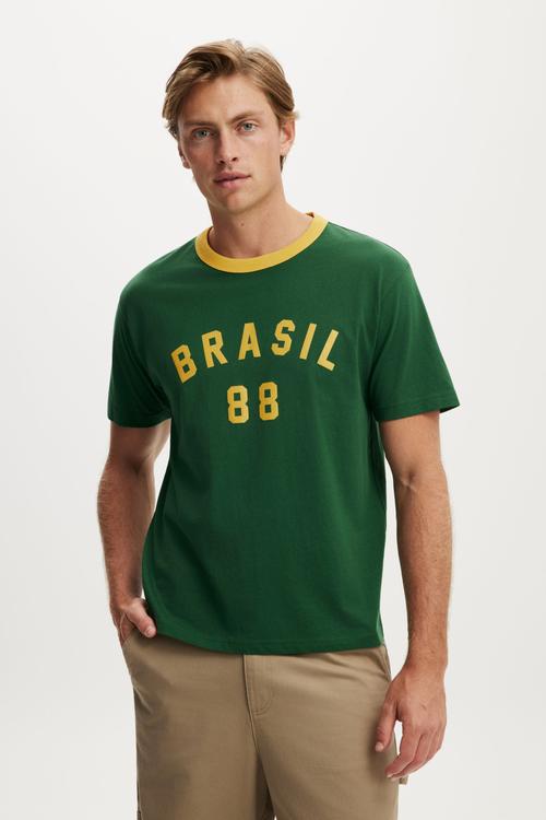 Everyday Fit Graphic T-Shirt - Racing Green / Brasil 88