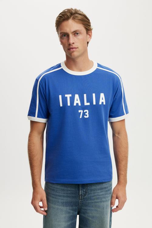 Everyday Fit Graphic T-Shirt - Royal Blue / Italia 73