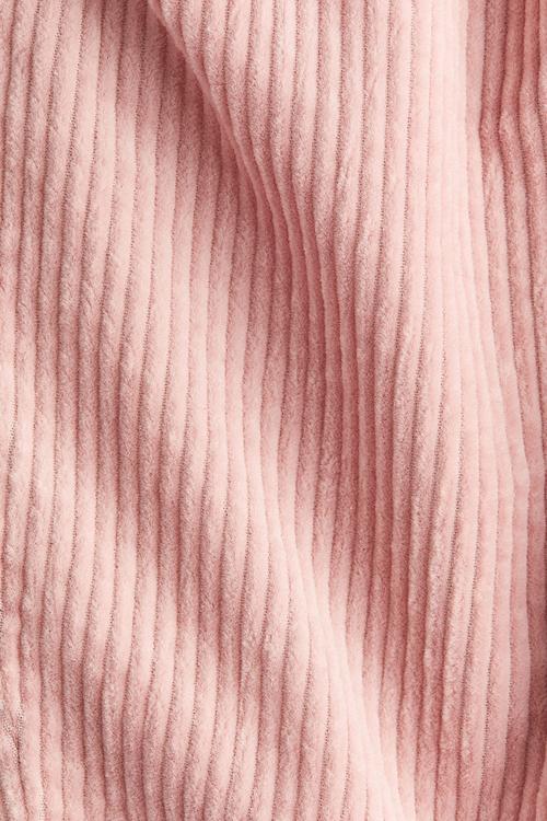 Cotton corduroy trousers - light pink