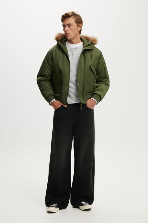 Hooded Field Jacket - Military