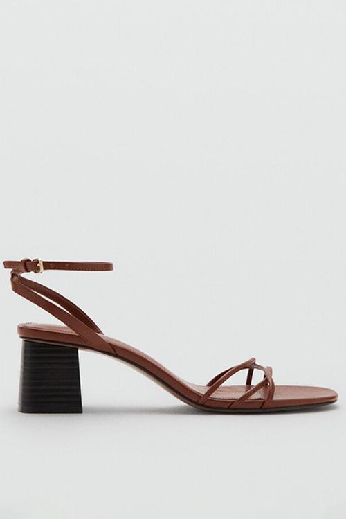 Ray ankle strap - medium brown