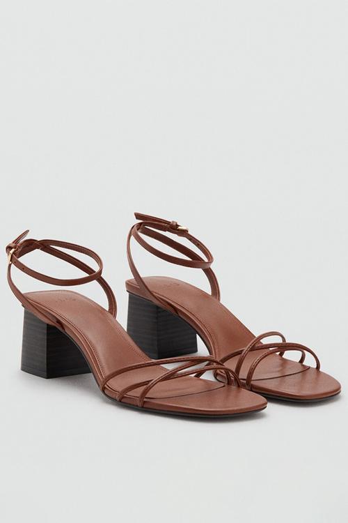 Ray ankle strap - medium brown