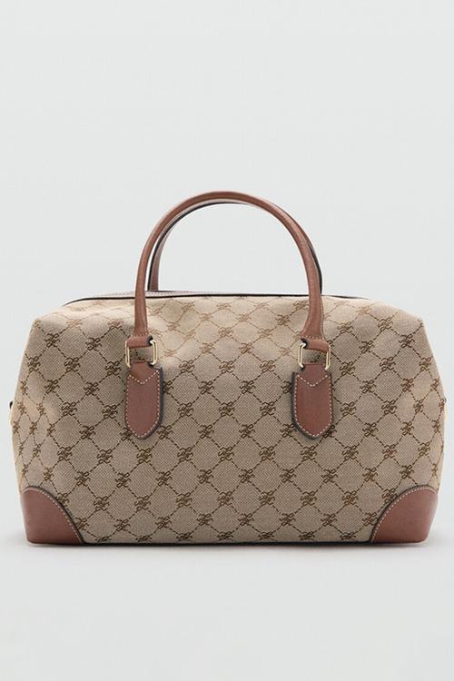 Deniz bowling bag - brown