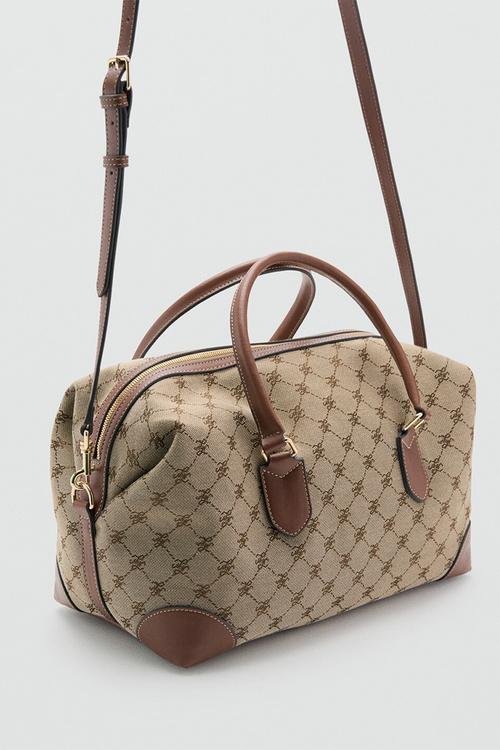 Deniz bowling bag - brown